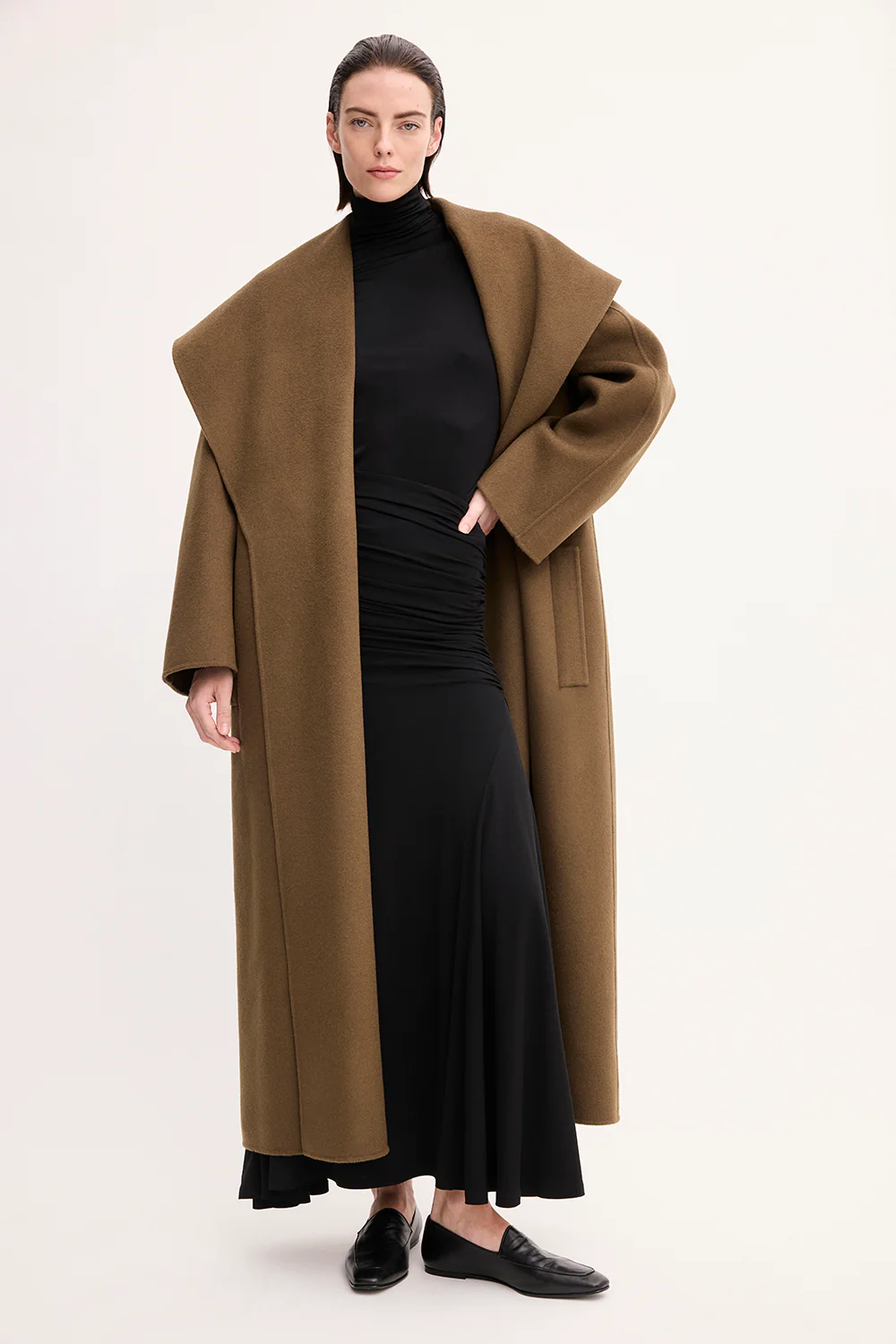 Ondine Coat Deep Khaki - Image 5