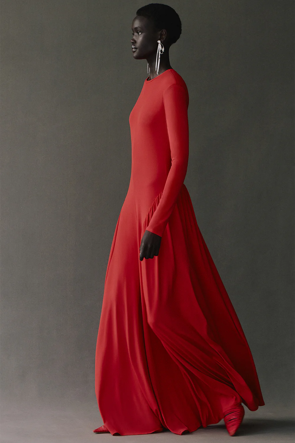 Orea Dress Vivid Red - Image 2
