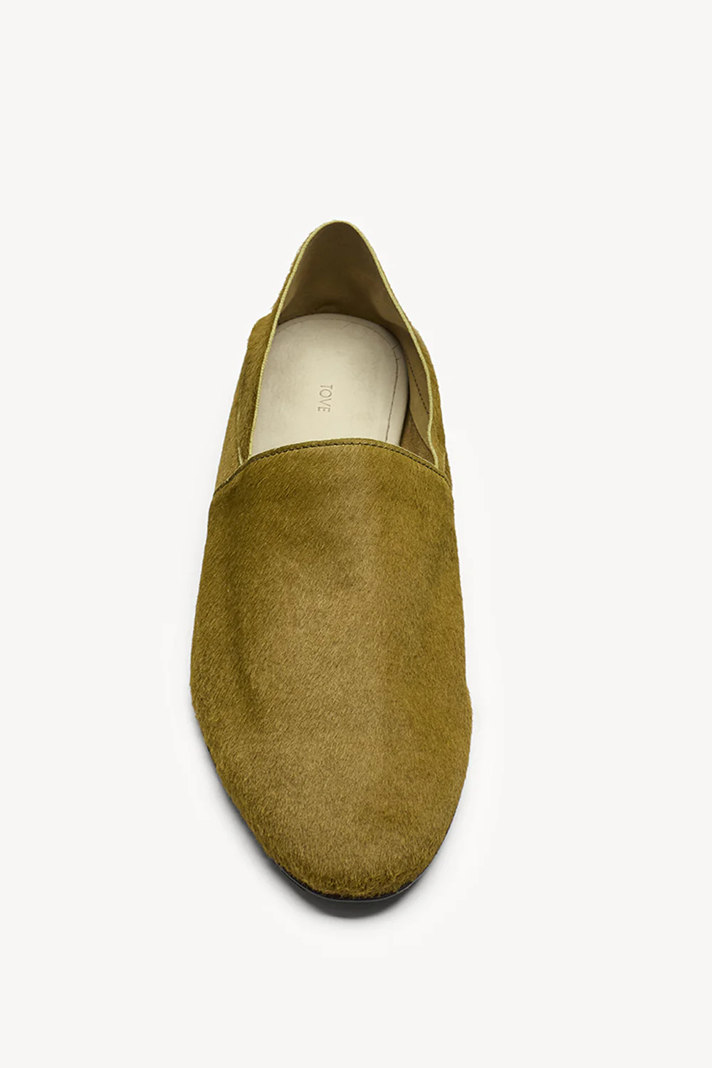 Pascale Slipper Ponyskin Chartreuse - Image 3