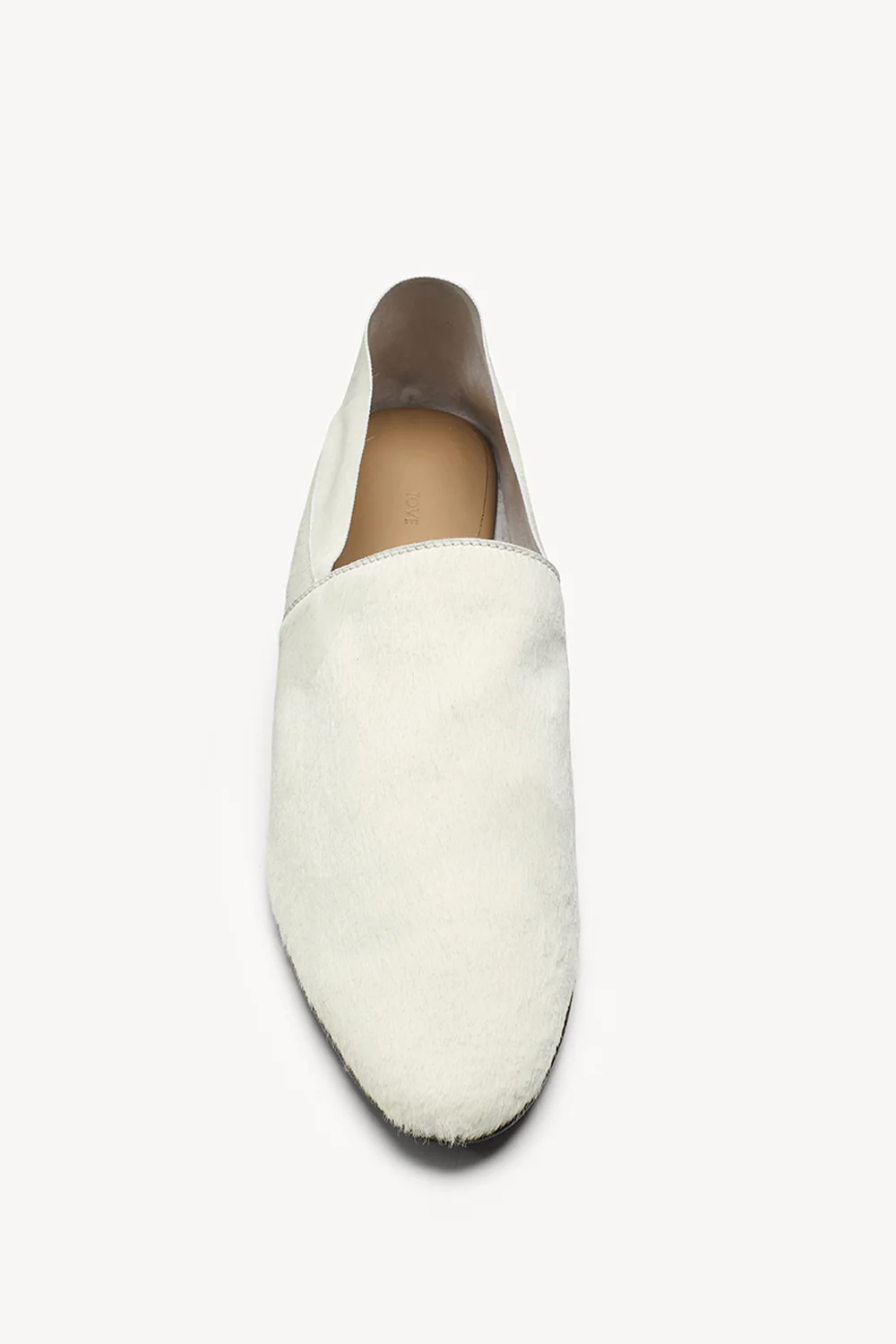 Pascale Slipper Ponyskin White - Image 3