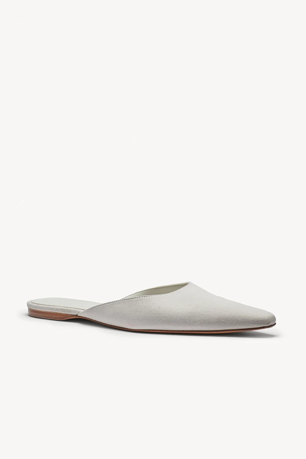 Pheby Flat Mule White