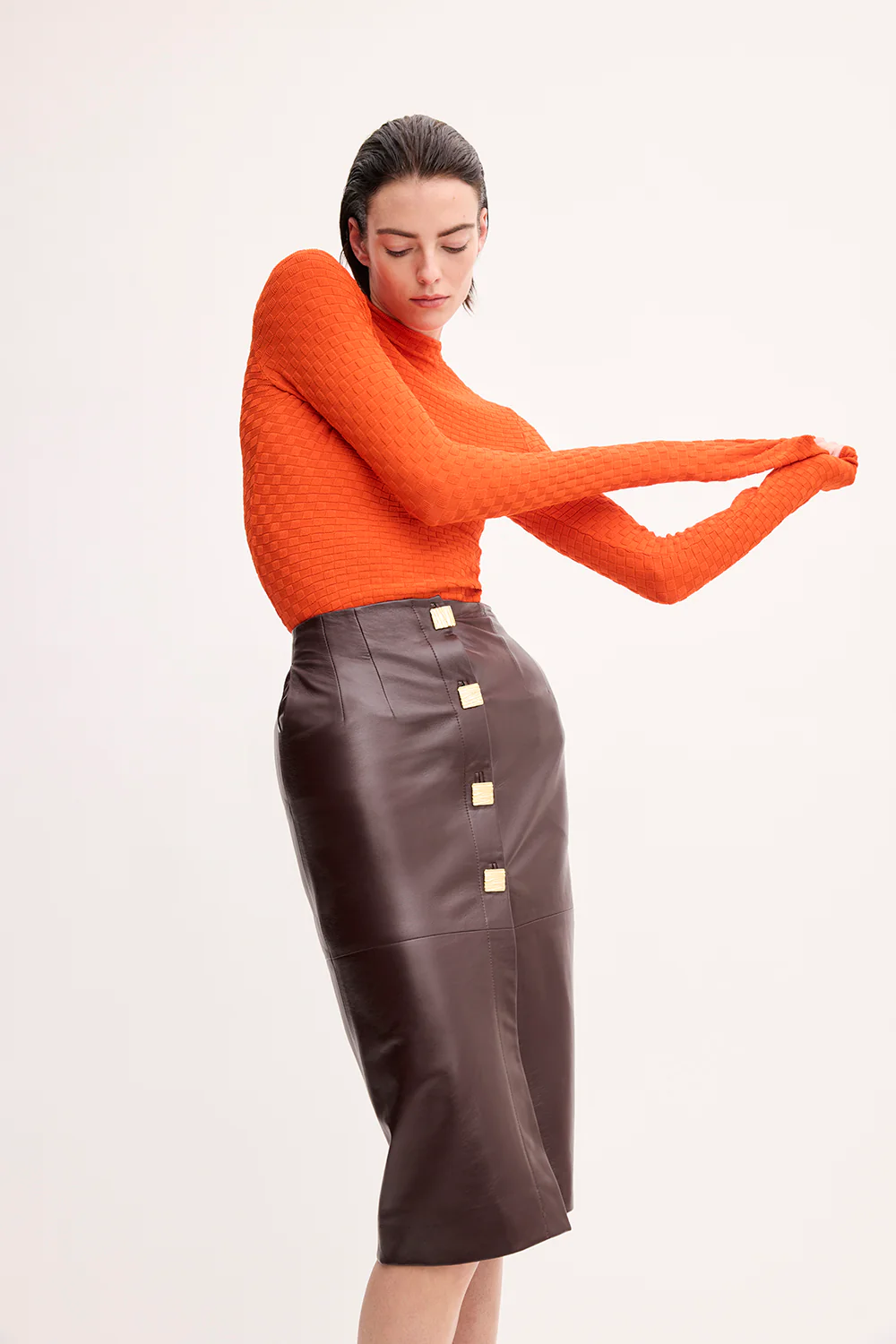 Pilar Skirt Burgundy - Image 7