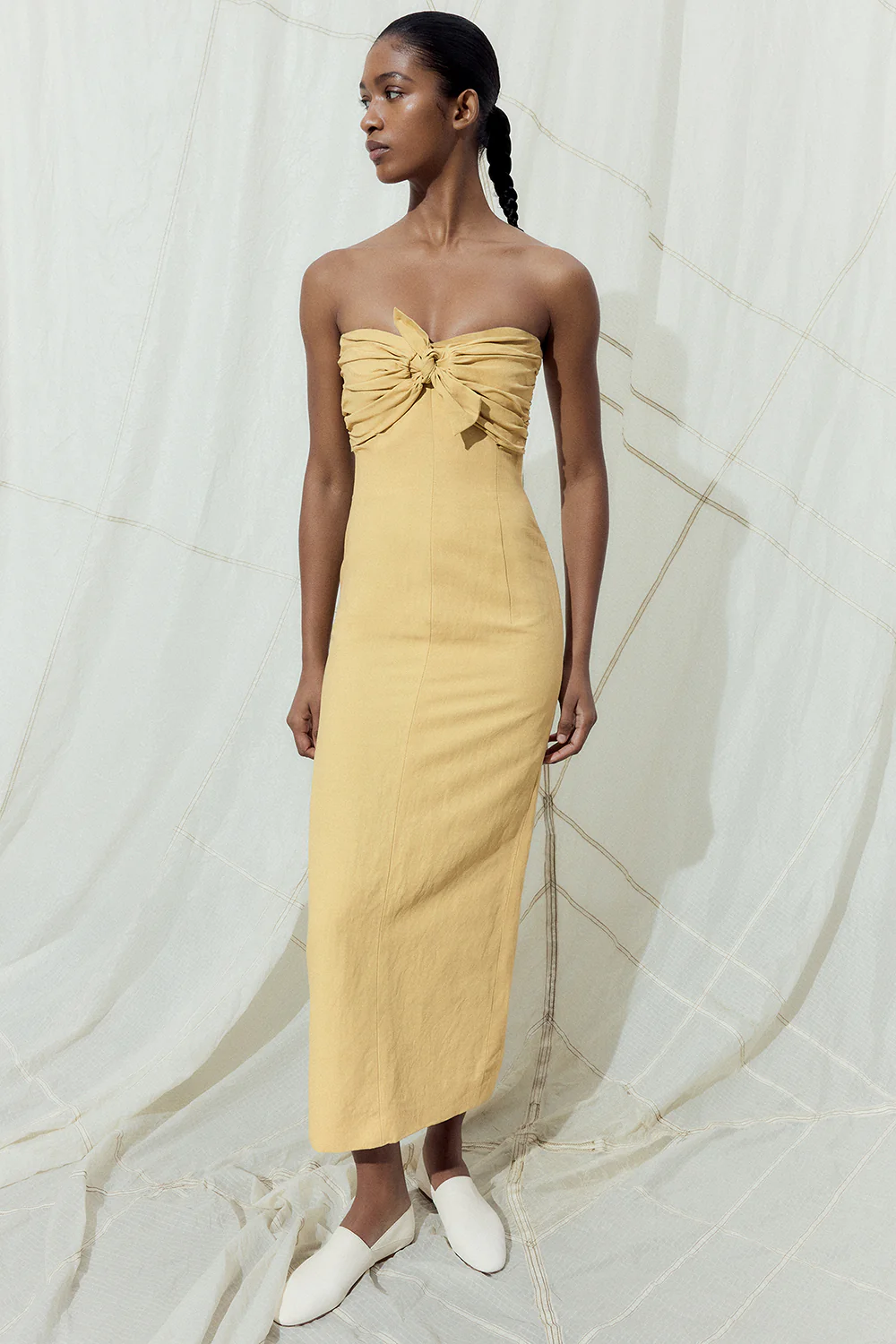 Rahel Dress Light Sand - Image 6