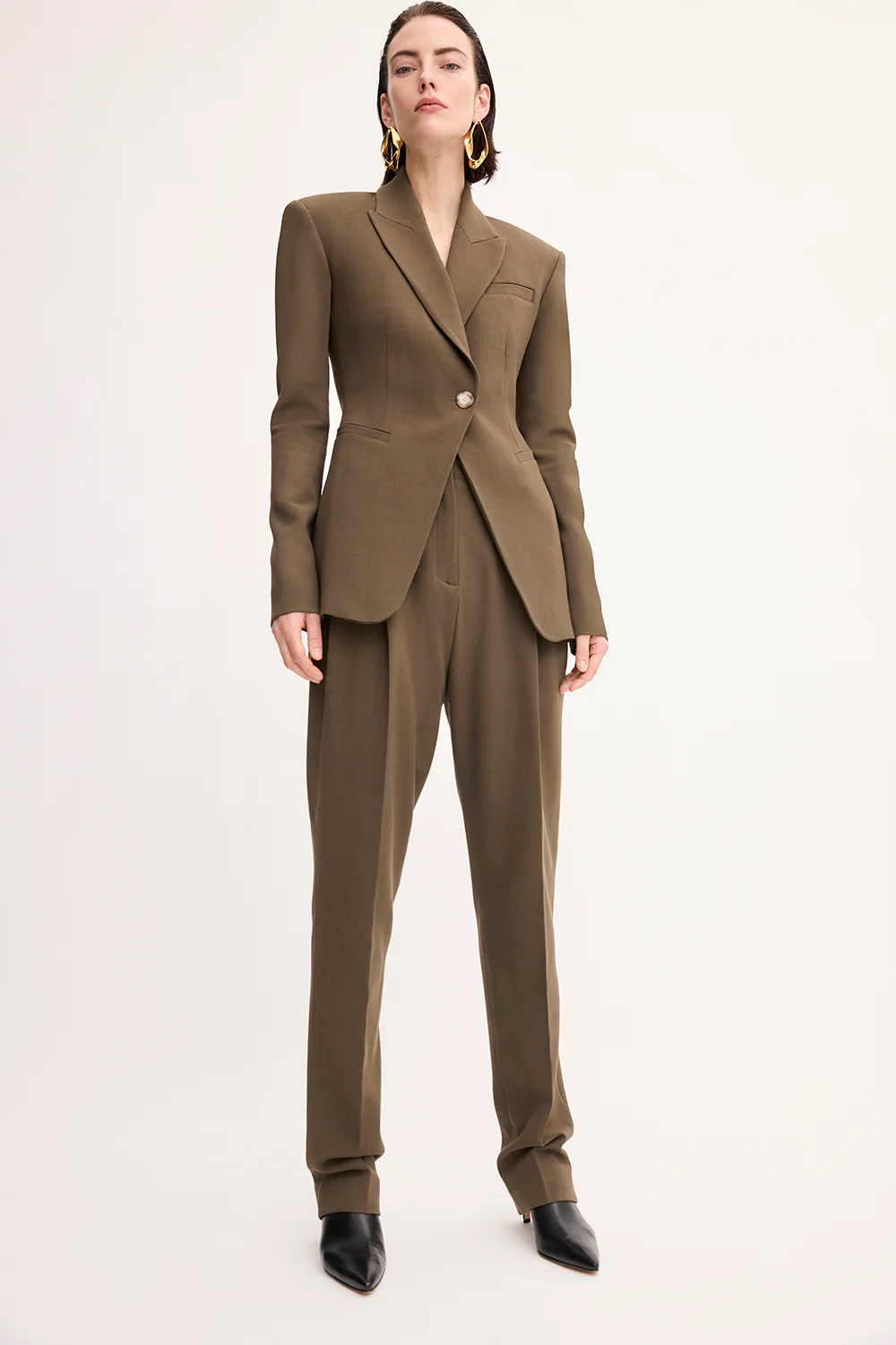 Roan Trouser Dark Olive - Image 2