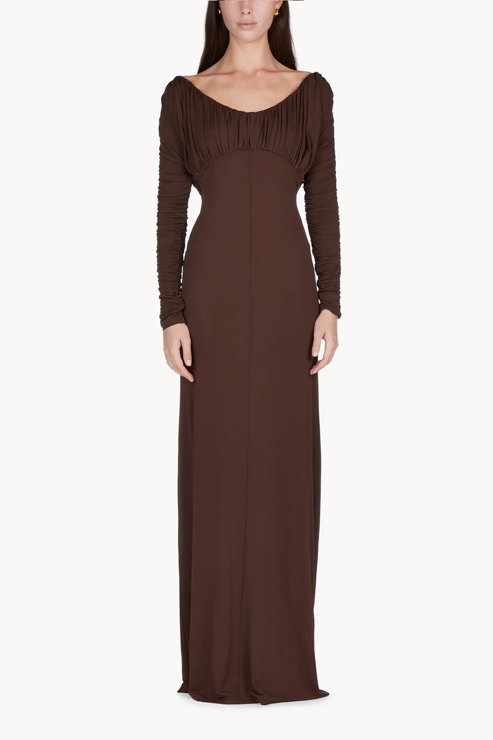 Safia Dress Chocolate - Image 2