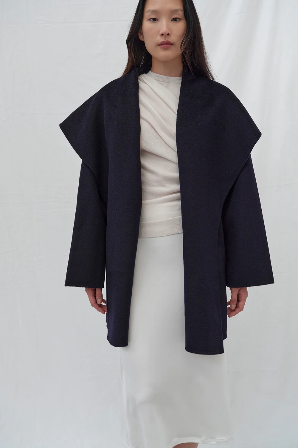 Senta Coat Navy - Image 2