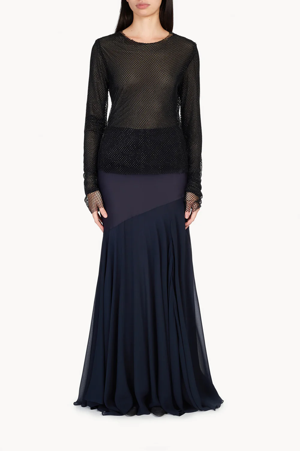 Sinead Skirt Navy - Image 2