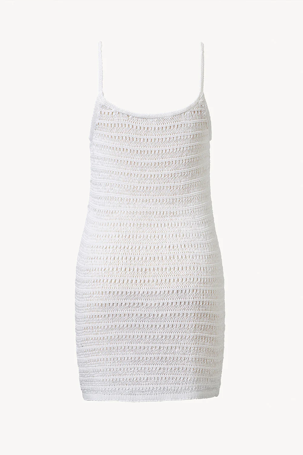 Siona Knitted Dress White - Image 2