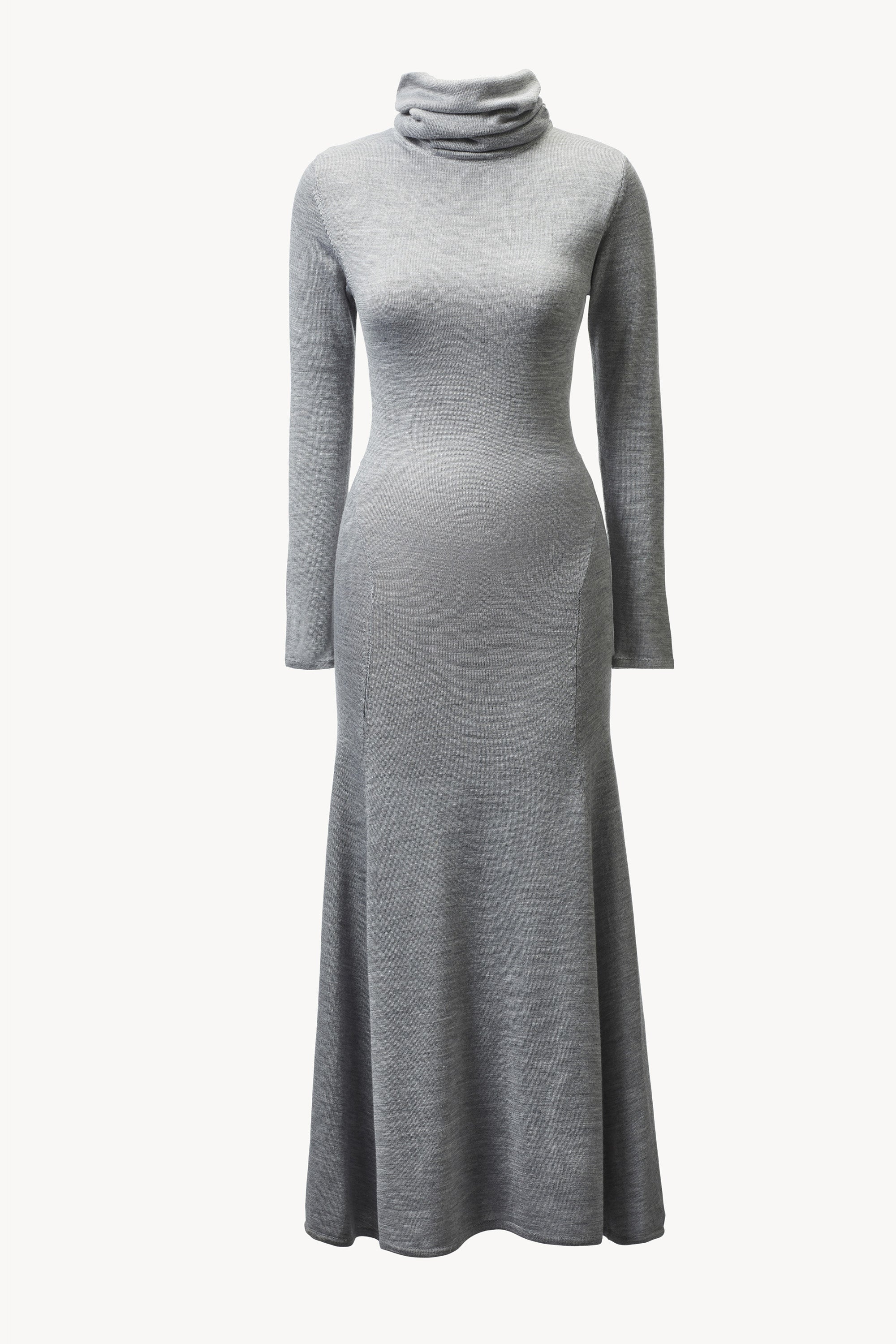 Suzette Knitted Dress Grey - Image 4