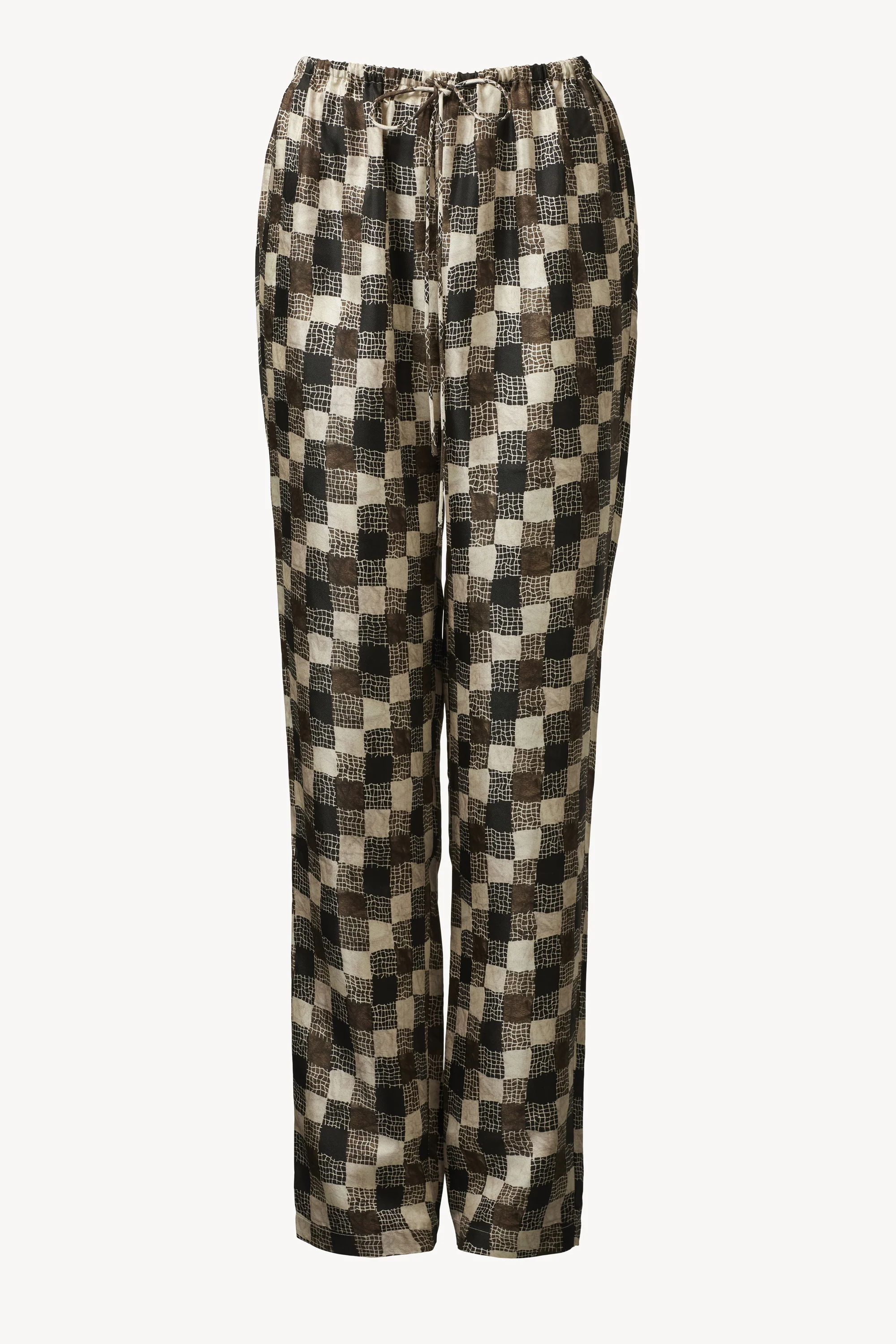 Terri Trouser Textured Check Print - Image 5