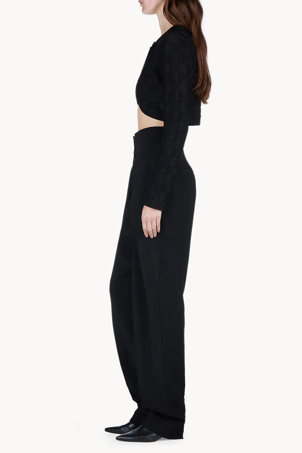 Tijen Knitted Top Black - Image 3