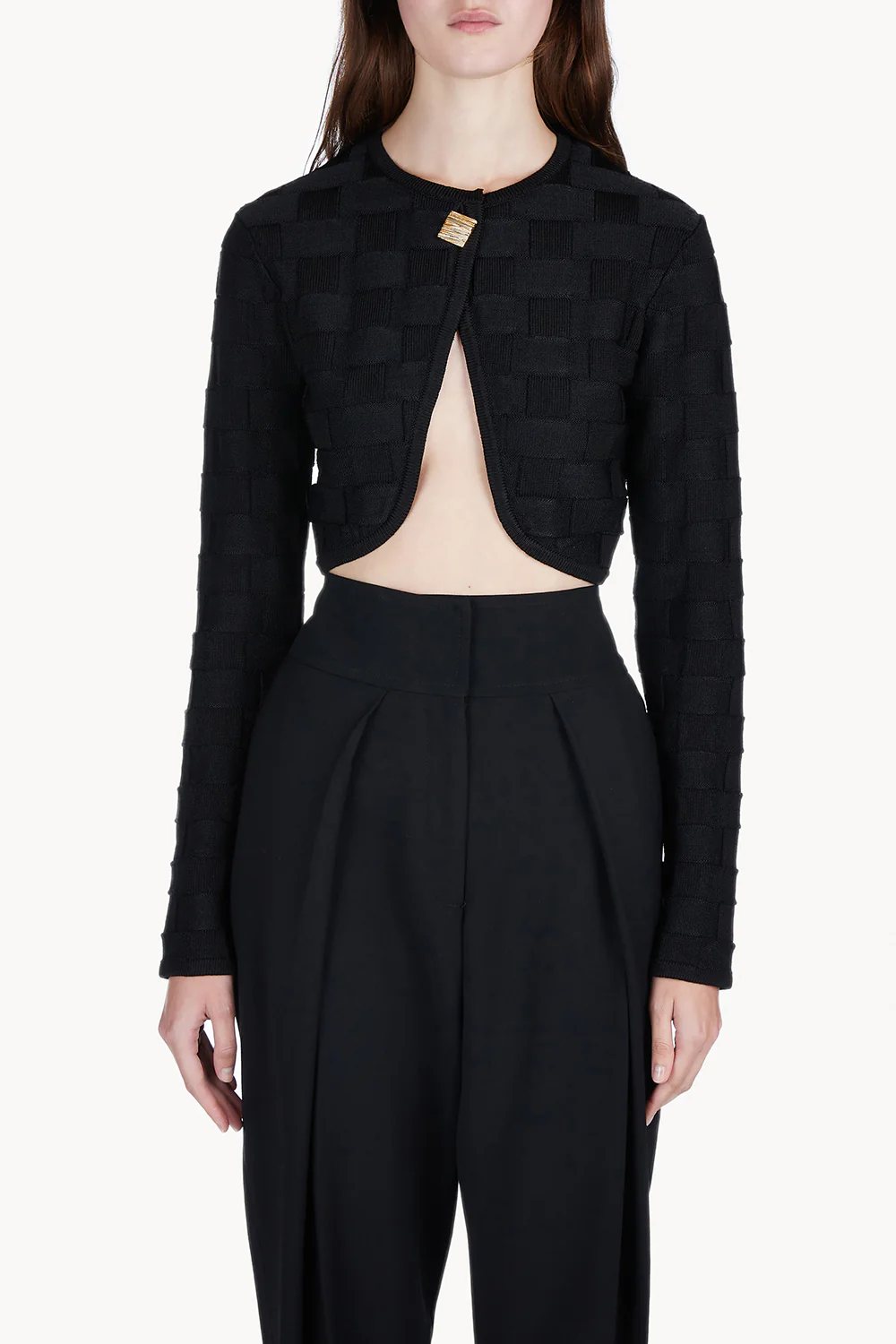 Tijen Knitted Top Black - Image 5