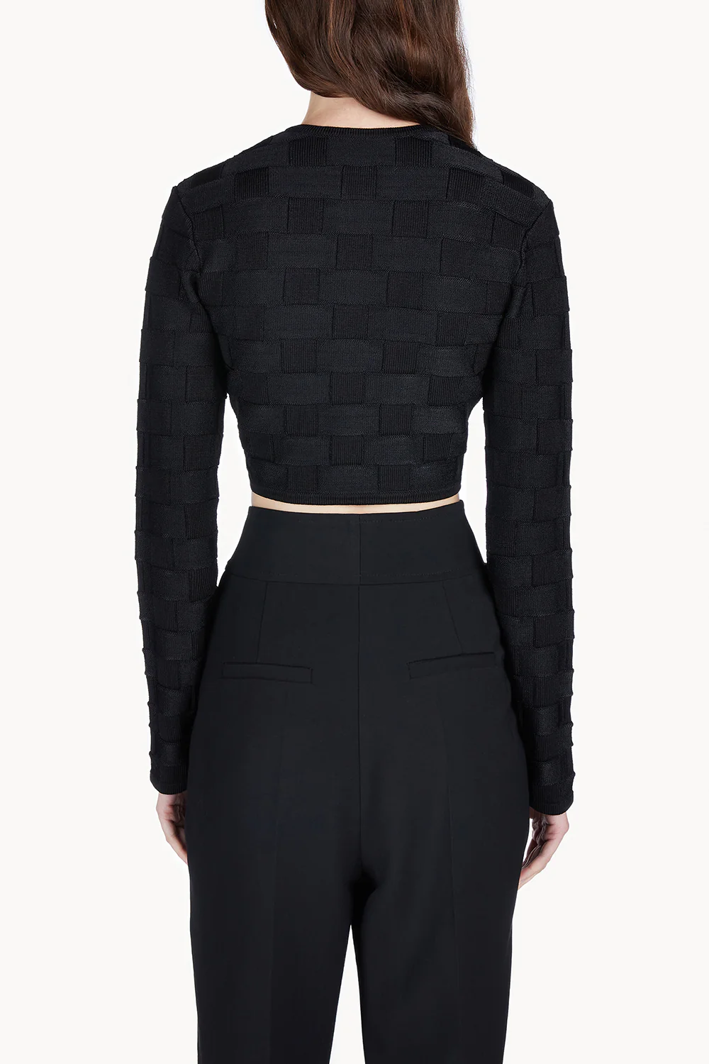 Tijen Knitted Top Black - Image 6