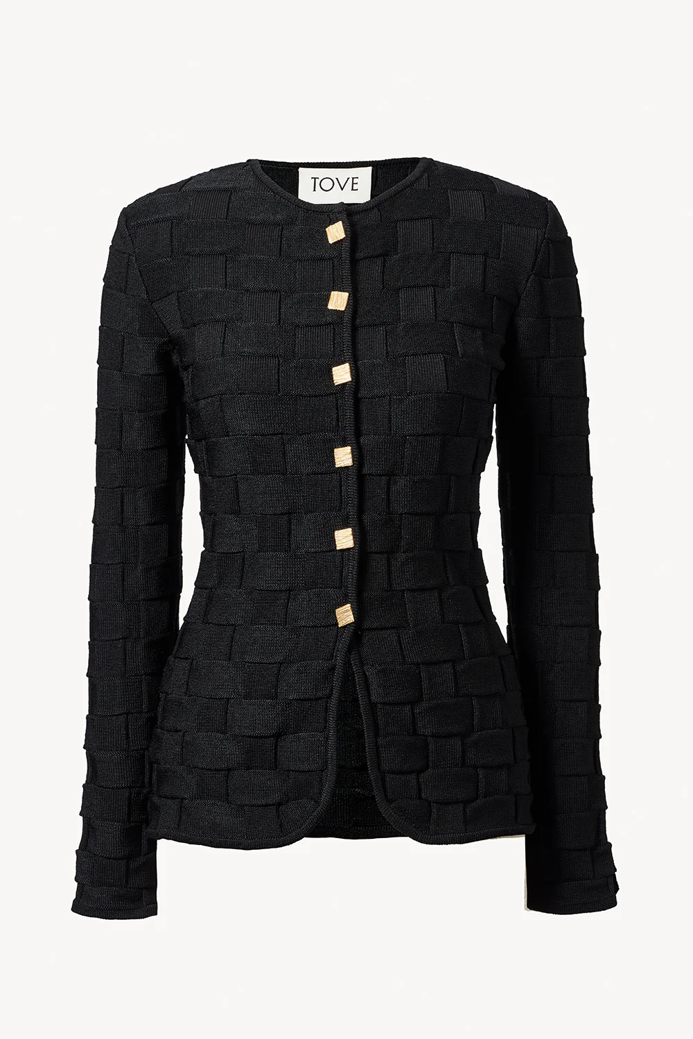 Uma Knitted Jacket Black - Image 5
