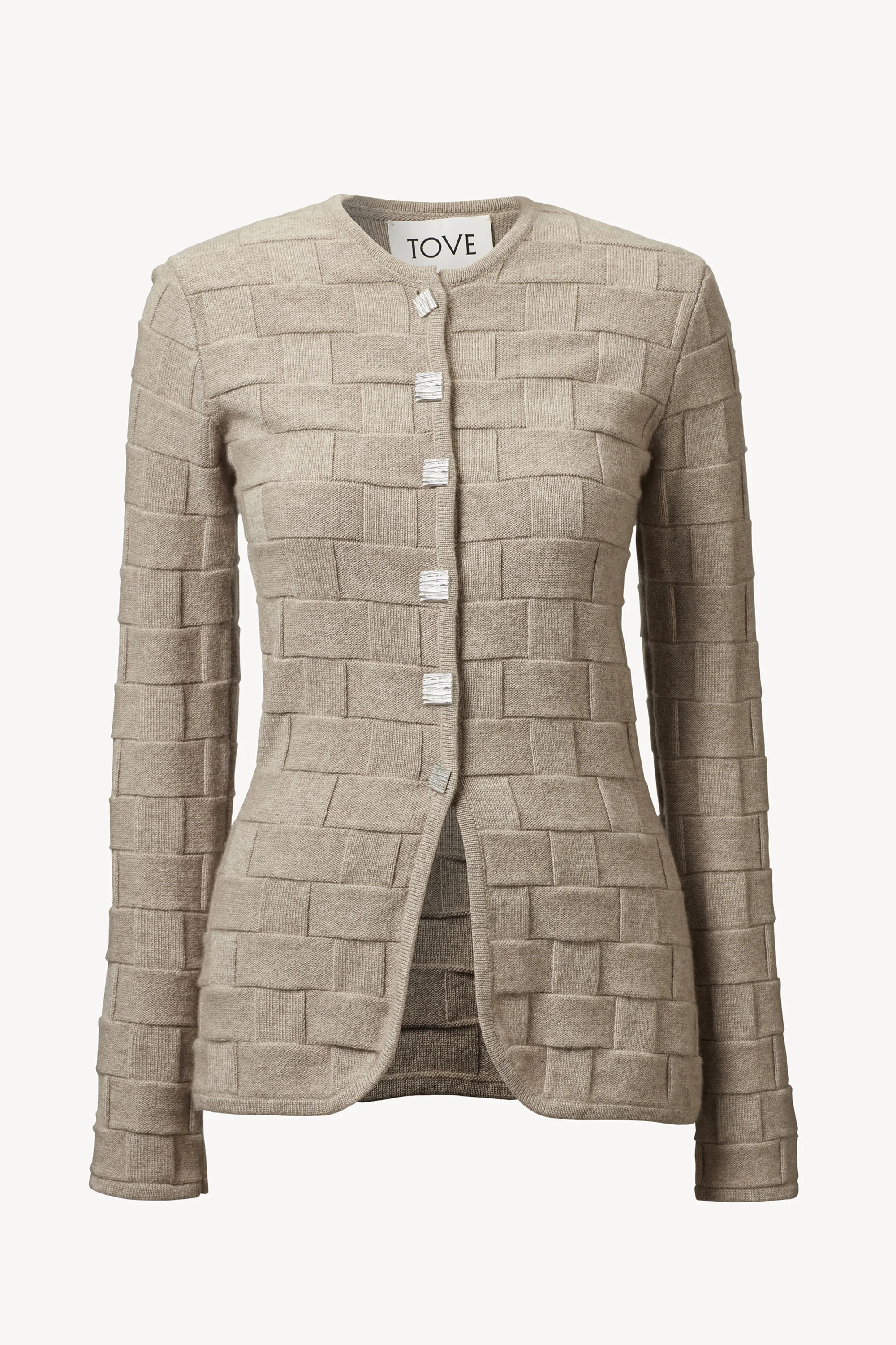 Uma Knitted Jacket Wheat - Image 2