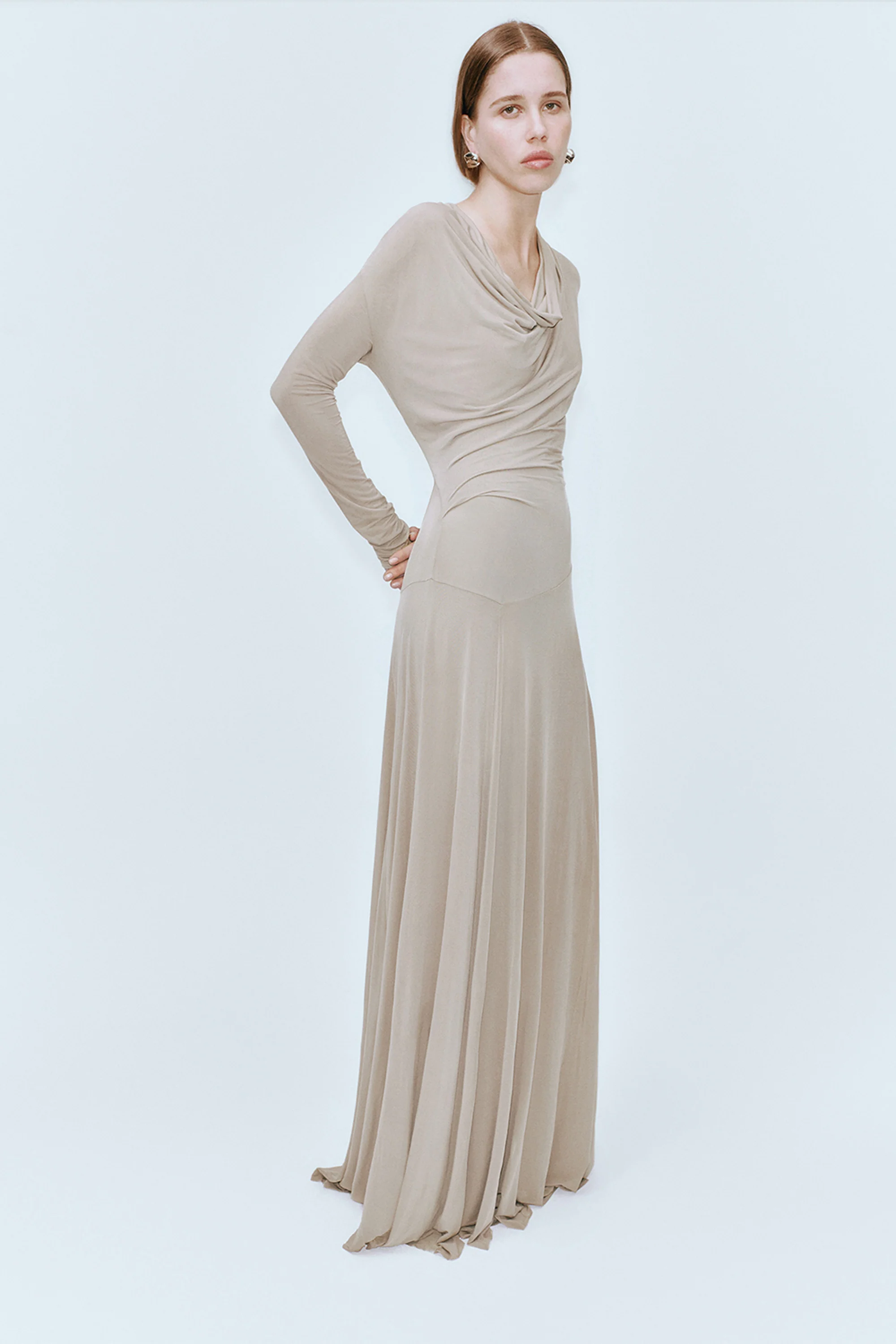 Vevina Dress Khaki - Image 2