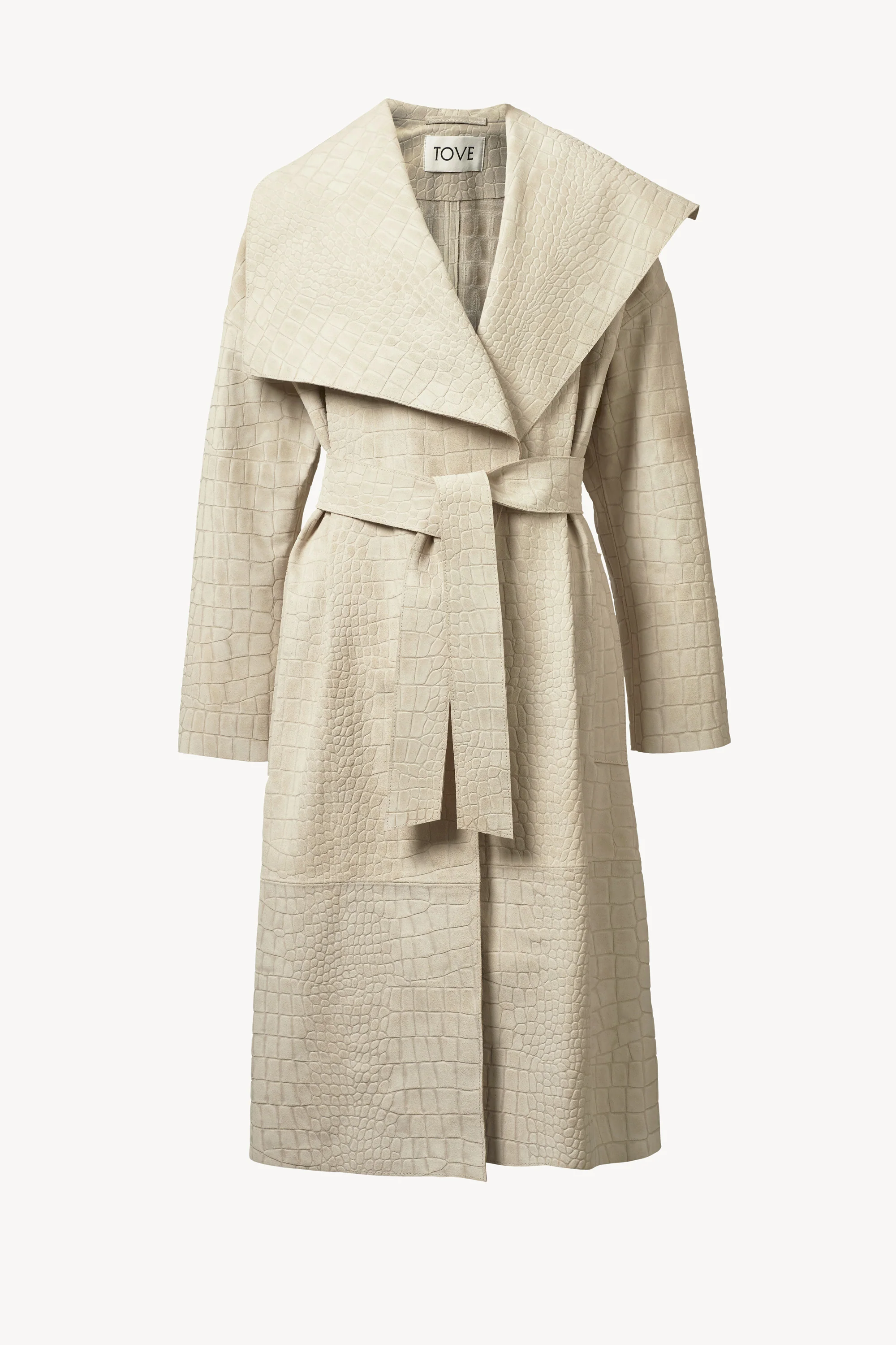 Vionette Suede Coat Cream