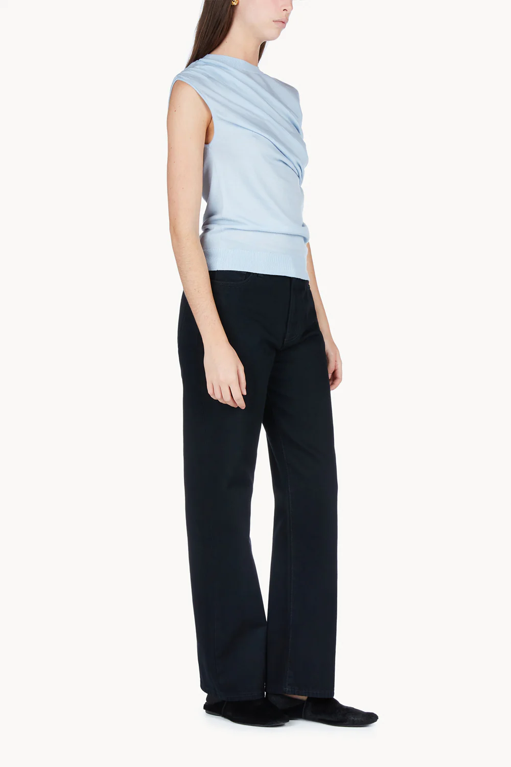 Vita Knitted Top Soft Blue - Image 3