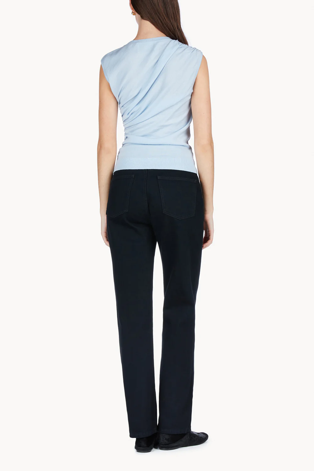 Vita Knitted Top Soft Blue - Image 4