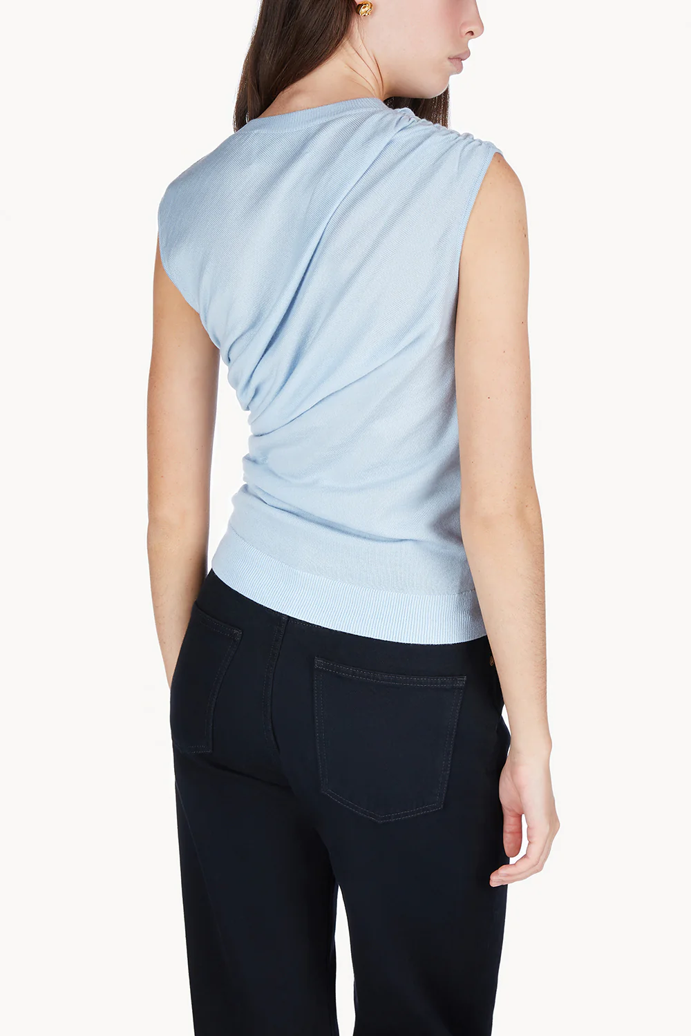 Vita Knitted Top Soft Blue - Image 6