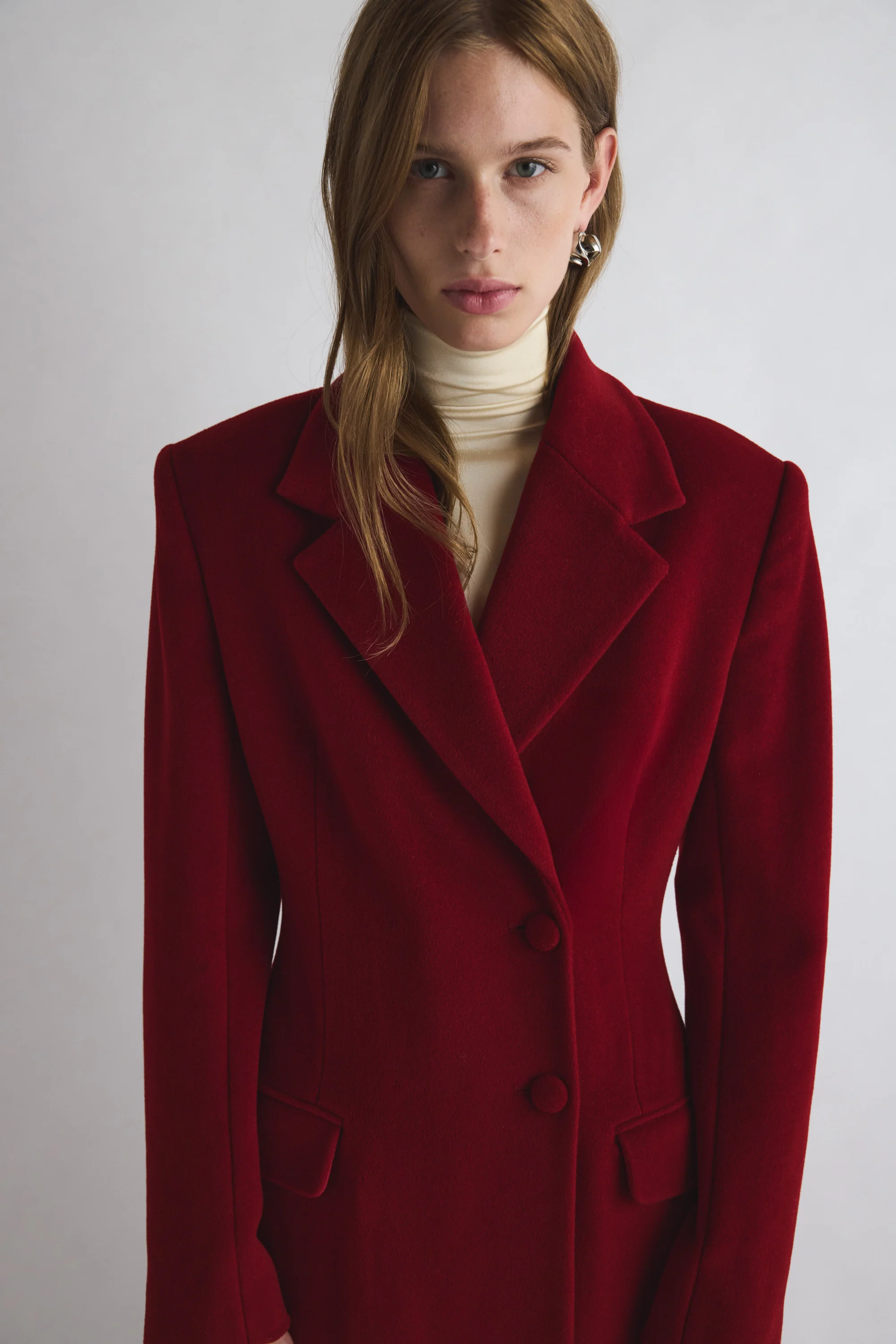 Vonnie Coat Dark Red - Image 3