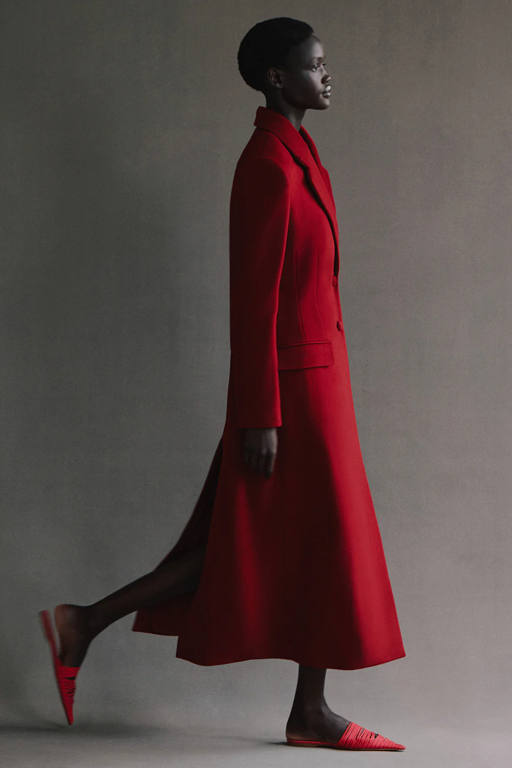 Vonnie Coat Dark Red - Image 5