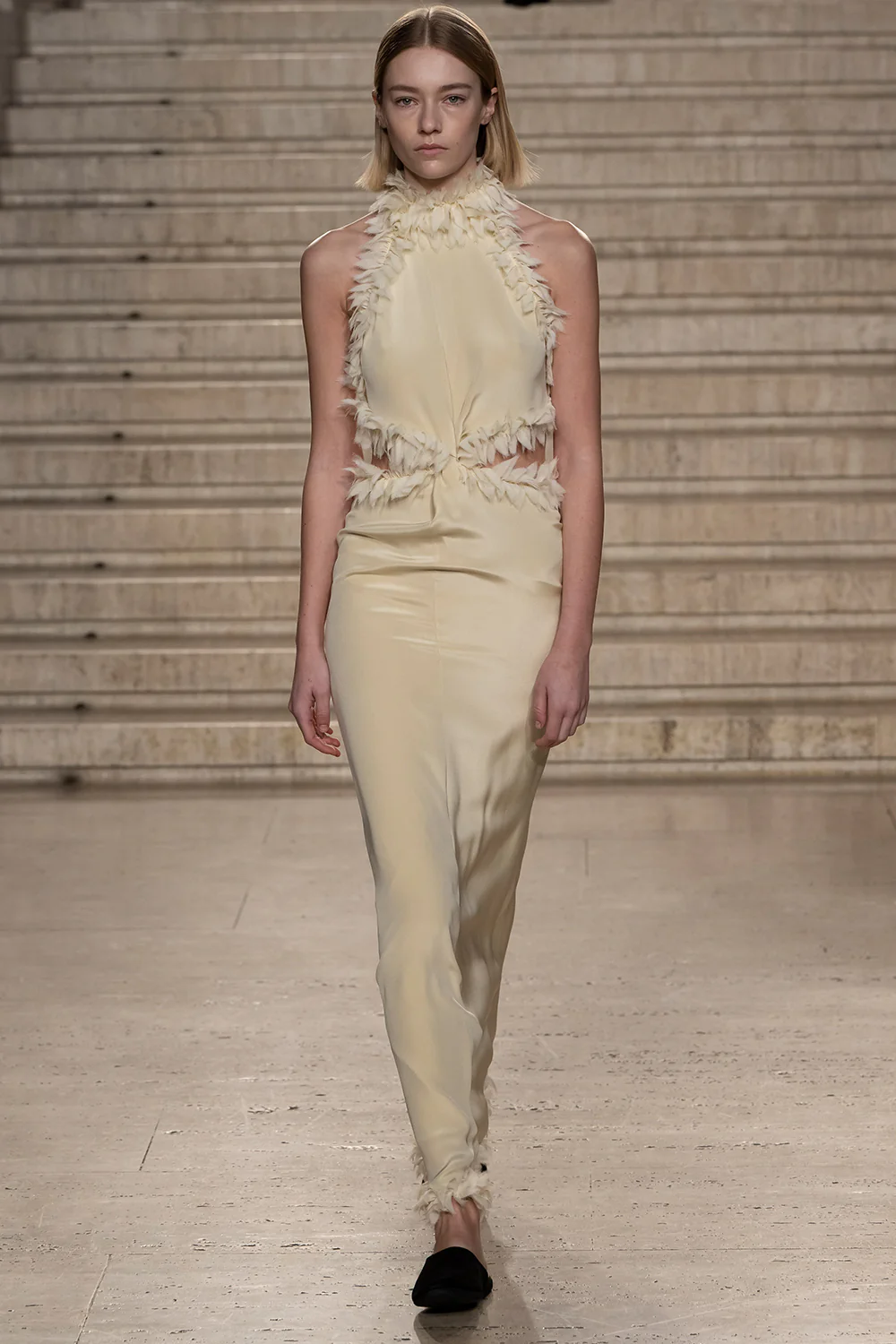 Xin Dress Palest Buttermilk - Image 3