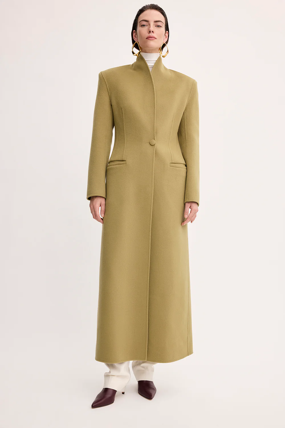 Zahra Coat Moss Green - Image 5