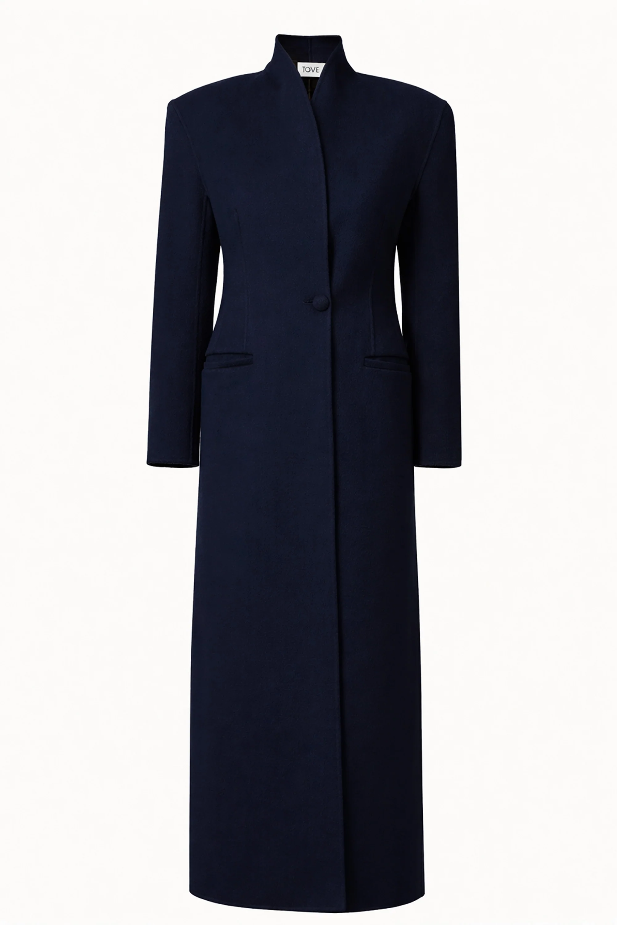Zahra Coat Navy - Image 2